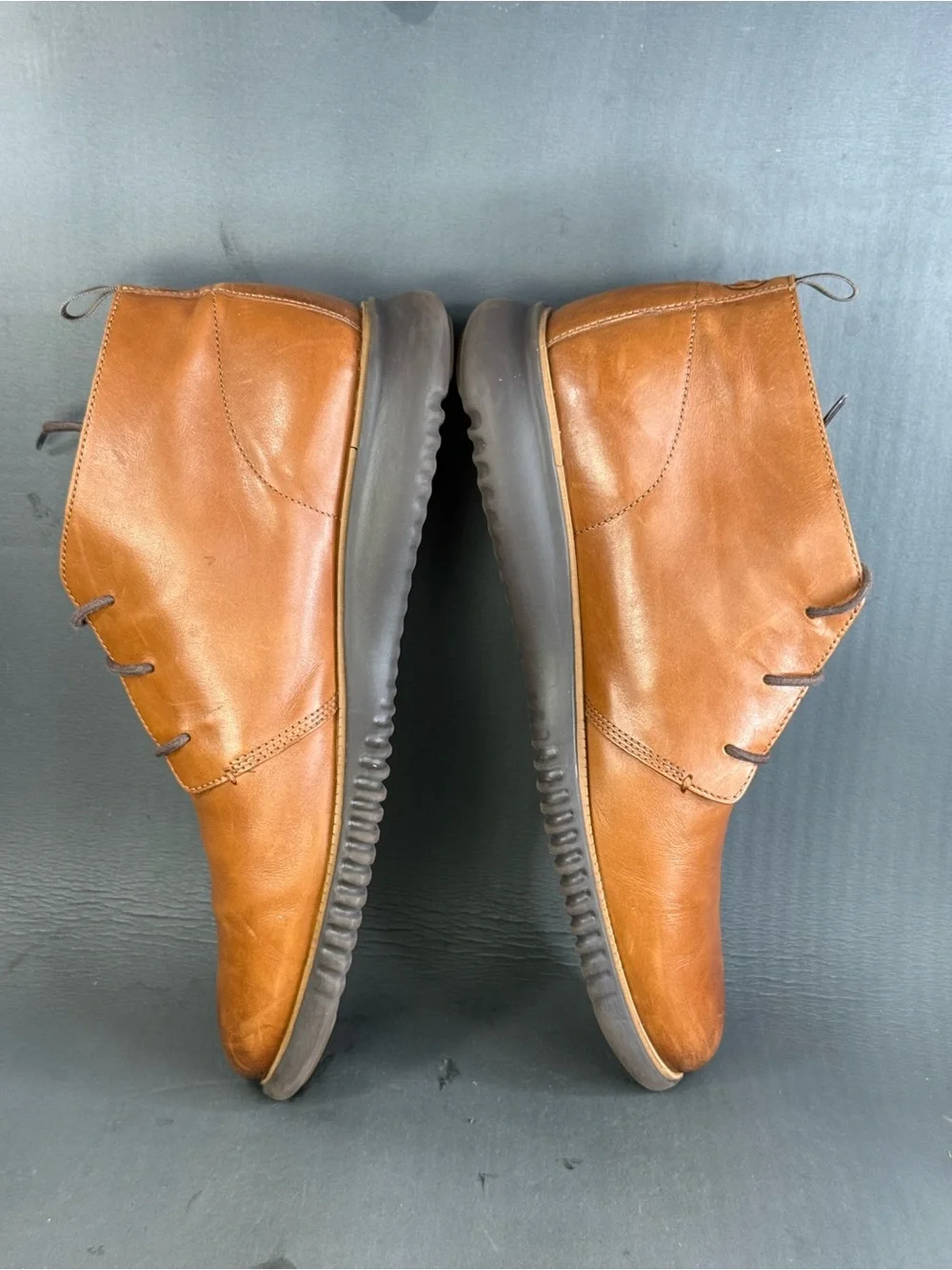 Cole Haan Men's 2.Zerogrand Chukka Boot British Tan leather mens size 13